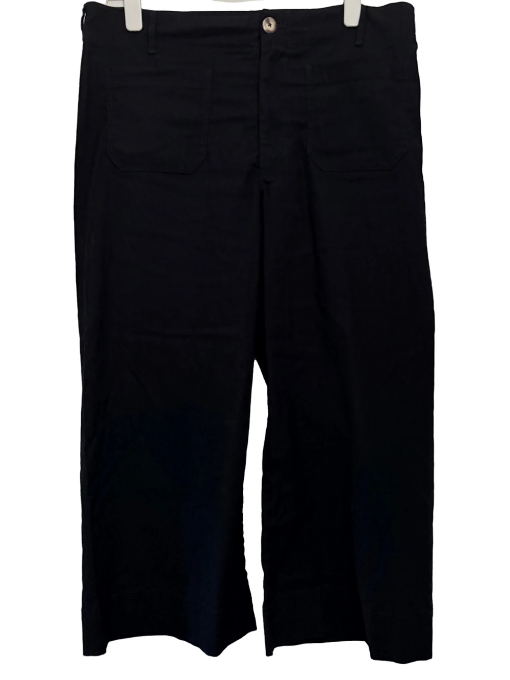 Maeve Colette High-Rise Wide-Leg Full-Length Pants Magic Fabric Sz 34 EUC black - Picture 7 of 10